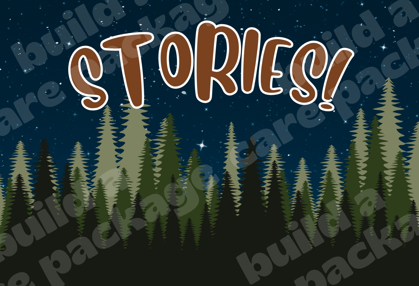 Care Package Sticker Kit - Fuel for Campfire Stories!