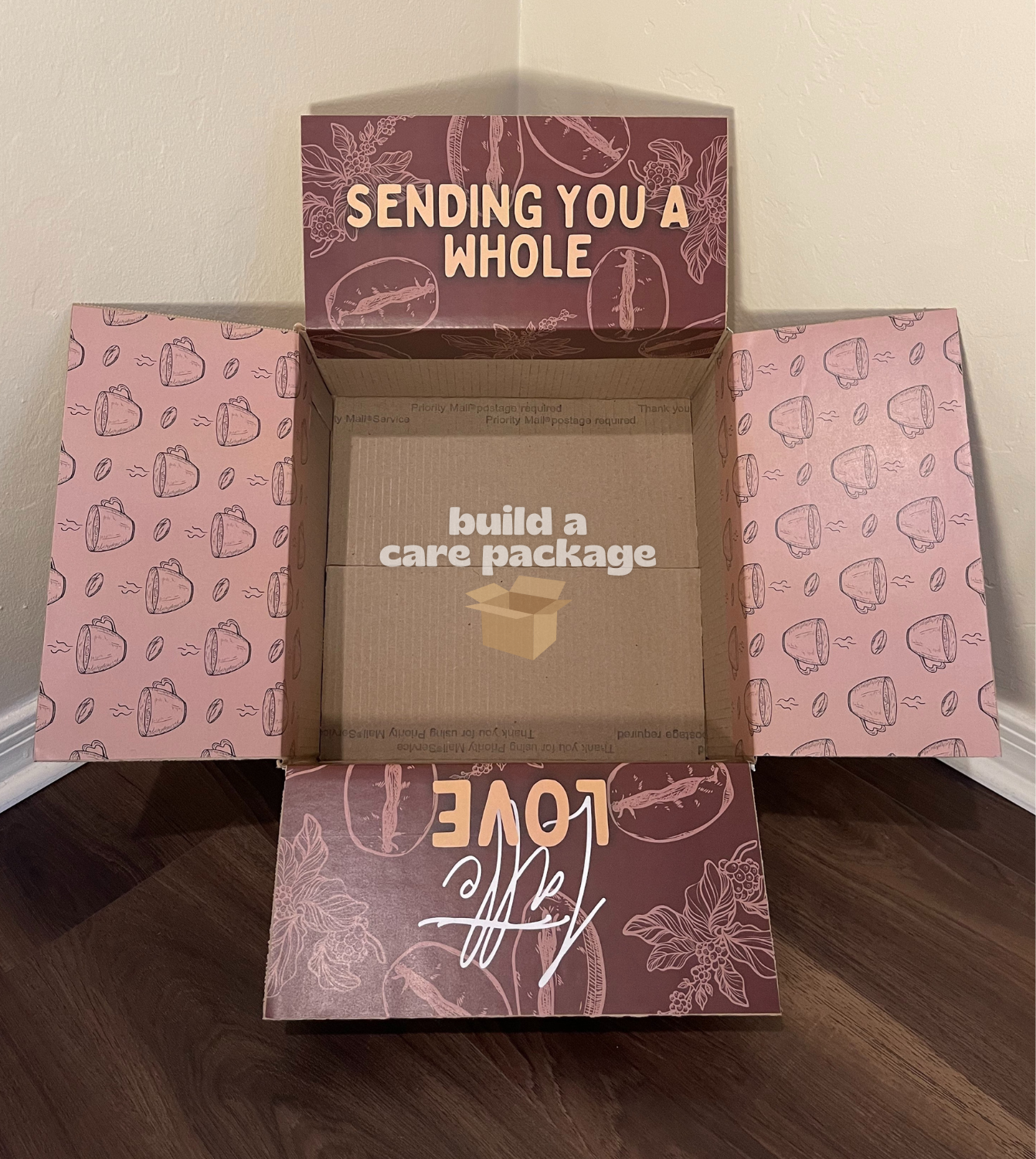 Care Package Sticker Kit - Sending You a Latte Love