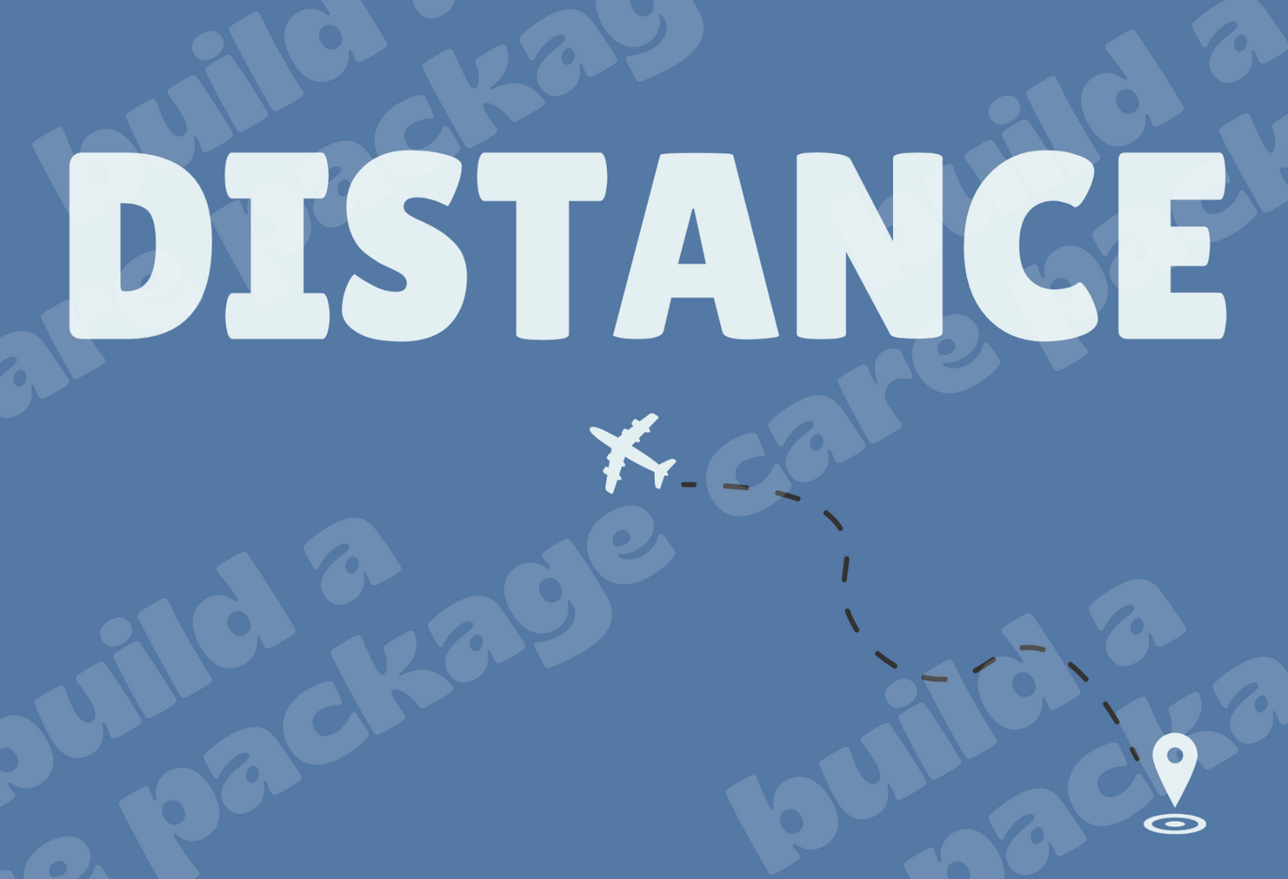 Care Package Sticker Kit - Distance Makes the Heart Grow Fonder