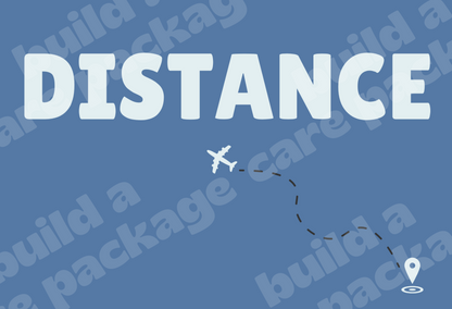 Care Package Sticker Kit - Distance Makes the Heart Grow Fonder